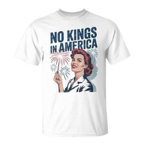 Camiseta retro de Estados Unidos de No Kings In America - Product Image 1
