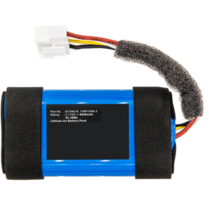 แบตเตอรี่ทดแทนสำหรับ <span class=keywords><strong>JBL</strong></span> 1INR19/66-2, ID1060-B, Flip 5, JBLFLIP5WHTAM 3.7V/mA - Product Image 1
