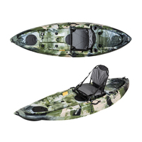 Bateau de pêche à rames Roto de 2,75 m, vente en gros d'usine, kayak de pêche en mer de 10 pieds, planche à pagaie à assise, avec accessoires