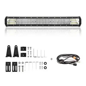 Barre lumineuse Led pour voiture, étanchéité IP68, 468W, Quad rangées, 4800 lm, puce 8D, éclairage pour camion-Bar