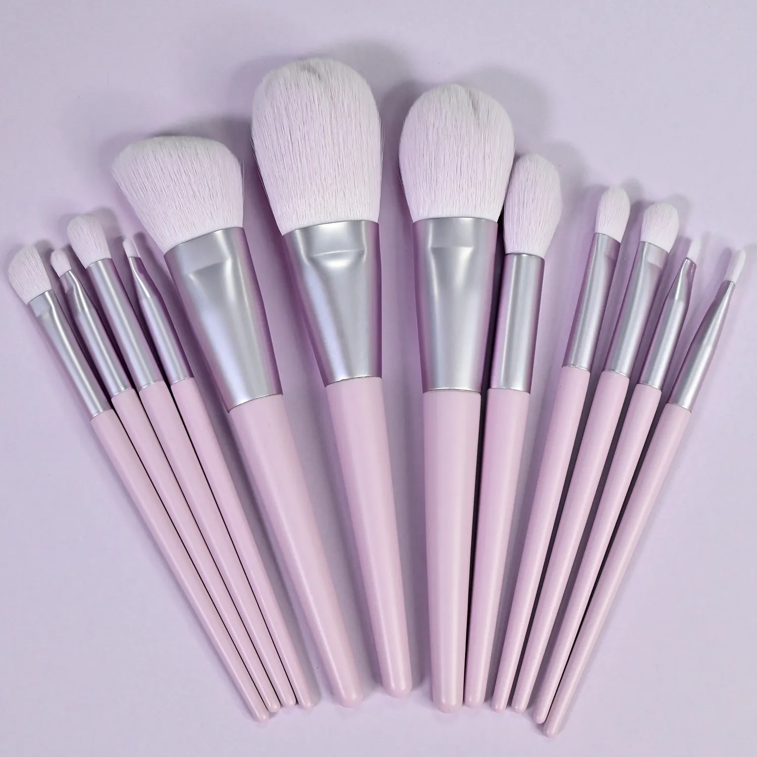 OEM/ODM Golden Synthetic Hair Cosmetic Makeup Brush Set With Natural Hair