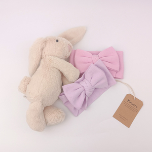 Paleo <strong>Baby</strong> Knitted <strong>Headband</strong> Soft Thin Knit Pink Kids Cotton Hair Band Purple Toddler <strong>Baby</strong> Elastic Bowknot <strong>Headbands</strong> - Product Image 1