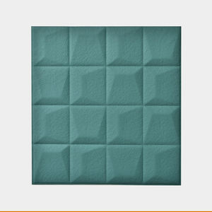 Pads muraux 3D auto-adhésifs en forme <span class=keywords><strong>de</strong></span> grille |   Décoration douce anti-collision pour chambre d'enfant, tête <span class=keywords><strong>de</strong></span> <span class=keywords><strong>lit</strong></span> et murs en tatami - Product Image 2