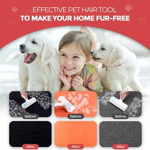 Biểu Tượng Tùy Chỉnh In Ấn Vật Nuôi Lint <span class=keywords><strong>Remover</strong></span> Vải Bàn Chải Tái Sử Dụng Màu Tím Con Chó Tóc Lược Lint Con Lăn Cho Thảm Hộ Gia Đình Làm Sạch - Product Image 6