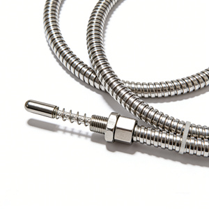 مستشعر حرارة صناعي عالي الدقة من البلاتين <span class=keywords><strong>PT100</strong></span> مع مسبار فردي ونظام رباعي الأسلاك - Product Image 3