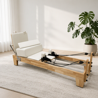 Ensemble de Pilates Reformer en bois de chêne de qualité supérieure, équipement d'exercice équilibré pour la remise en forme, en vente