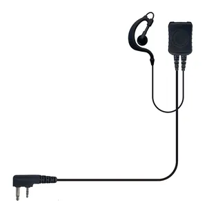 大容量对讲机耳机G型双线耳钩耳机适用于Aikemu IC-A24 IC-A6E IC-A2E航空对讲机