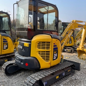 Excavatrice d'occasion Komatsu PC35 PC55MR, Mini-excavatrice sur chenilles Komatsu PC55MR, Mini-excavatrice Komatsu PC35U PC18 35 56 70 - Product Image 2