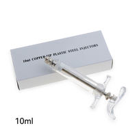 Mangeoire pour oiseaux en plastique avec injecteur en acier pour nourrir les bébés oiseaux, mangeoire pour perroquets, pigeons, pour boire et manger