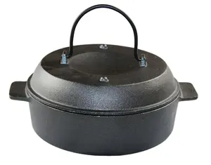 Một Ngàn Happy Pig Iron Grill Pan Châu Âu Nướng Khoai Tây Khoai Lang Khoai Lang Dày Bếp Ga Gia Đình Gang