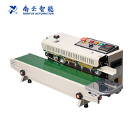 Machine de scellage thermique automatique pour sacs en Mylar, sachets en papier kraft, scelleuse de sacs verticale et horizontale pour l'emballage commercial