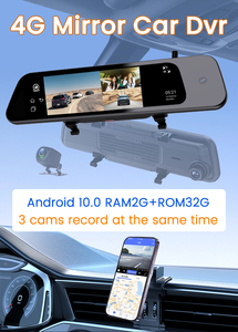 Cámara de Retrovisor con Pantalla IPS de <span class=keywords><strong>9</strong></span>.66 Pulgadas, 4G LTE, 3 Cámaras, Visió<span class=keywords><strong>n</strong></span> Nocturna, WIFI, GPS, Dashcam - Product Image 4