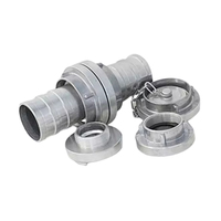 Adaptateur de sécurité incendie en aluminium russe 66 cosses extrémité de capuchon de tuyau rapide filetage mâle/femelle bouche d'incendie accessoire d'équipement de lutte contre l'incendie