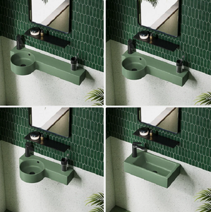 <span class=keywords><strong>Lavabo</strong></span> mural minimaliste moderne, support pour <span class=keywords><strong>lavabo</strong></span> mural, mini-<span class=keywords><strong>lavabo</strong></span> mural pour balcon - Product Image 4