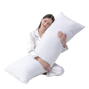 Cuscino per il corpo intero traspirante personalizzato OEM/ODM con fodera lavabile per chi dorme su un fianco, cuscino lungo morbido per donne in gravidanza - Product Image 2
