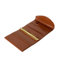 Carnet élégant en cuir PU effet crocodile A5, rechargeable, avec rabat détachable et option de logo personnalisé