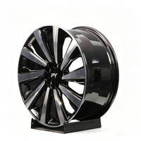 Jantes en alliage moulé PY Brand 19 à rayons croisés et face usinée 5x100, moulage par gravité, certifiées DOT, conformes aux normes européennes, compatibles Kia Coupé