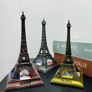 Dekorasi Rumah Menara Eiffel <span class=keywords><strong>Paris</strong></span>, Hiasan Kamar, Ornamen Kreatif, Kerajinan Logam, Suvenir Turis - Product Image 1