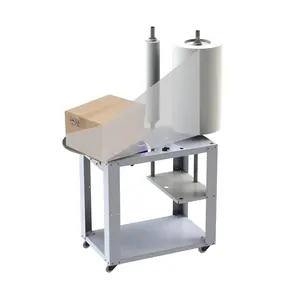 Orbital stretch wrapping machine for/ 4eco112 Semi automatic stretch wrap machine for small boxes and objects