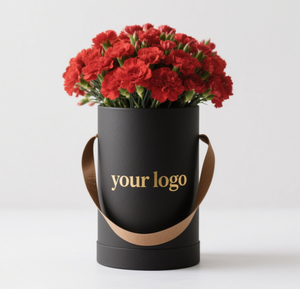 Tubes de fleurs en papier biodégradable recyclable écologique pour l'emballage de fleurs Option de disparition personnalisable Remises en gros - Product Image 4