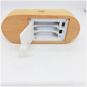 YUENIUNIU Oval LED Illusion High Strength Polished Wood Night Light Wall Signs Carved Love Theme Christmas Crafts Boxes