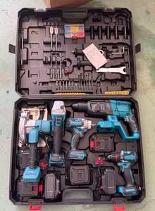 21V Lithium Battery Cordless Impact Drill Chrome Vanadium Steel Bits 4000 RPM 50 Units Hard Case OEM Power Tools Set Home Wkc Hi - Product Image 6