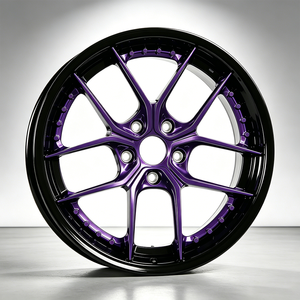 Oferta Especial: Ruedas Forjadas de Dos Colores de 19-22 Pulgadas 5x120 5x114.3, Ruedas Multirradio Púrpuras, Llantas de Aleación Modificadas para Carreras para McLaren P11 - Product Image 1