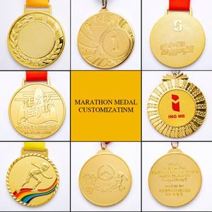 เหรียญคาราเต้ฟุตบอลเทควันโดสีทองสำหรับเต้นรำวิ่งขี่จักรยานบาสเก็ตบอล - Product Image 3