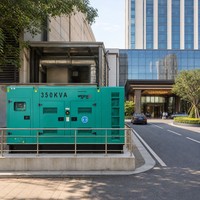 Groupe électrogène silencieux 350 kVA de Guangzhou avec moteur Weichai WP10D320E200, 280 kW, 300 kW en veille, alternateur Leroy Somer