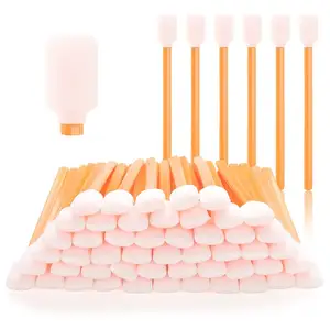 Fournisseur d'écouvillons Tête d'impression industrielle non pelucheuse jetable Pointe en polyester pour salle blanche Tampons de nettoyage