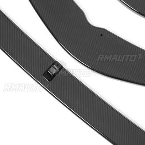 Carbon Look/ Black 3pcs <b>Car</b> Front Bumper Lip Splitter Cover Trim Spoiler <b>Diffuser</b> Deflector <b>for</b> Toyota Camry SE/XSE 2018 2019 - Product Image 4