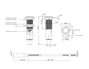 Âm Thanh Phổ Biến Dante Có Dây Cổ Ngỗng Microphone Bảng-Nhúng Hệ Thống Hội Nghị Với Hiệu Suất Micro Tuyệt Vời - Product Image 4