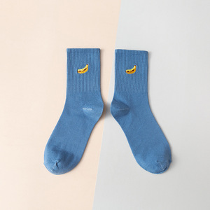 Design de mode coton mignon avocat à motifs fruits chaussettes femmes filles nouveauté drôle équipage chaussettes - Product Image 5