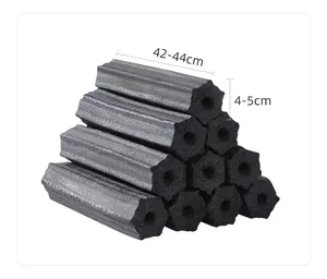 Hexagonal Briquette Charcoal Impressed Wood Charcoal Smokeless Good Quality Charcoal