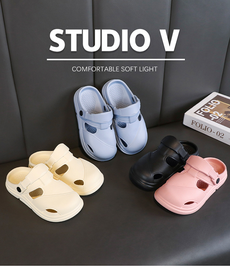 Children Clogs Slippers EVA Boy Girls Summer Outdoor Beach Sandals Baby Kids Slippers