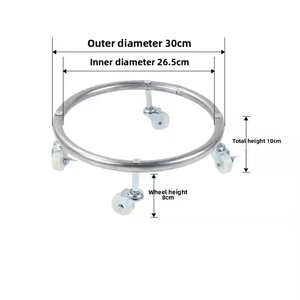 Soporte Móvil para Cilindro de Gas con Ruedas, Base para Carrito de Cocina, Estante de Piso Resistente - Product Image 6