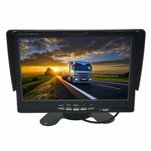 7 inch Màn hình LCD xe phía sau xem màn hình với kính chắn gió hút núi 12-24V cho xe tải Caravan sao lưu máy ảnh - Product Image 4