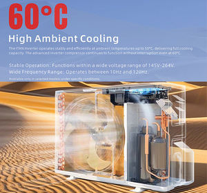 Aire Acondicionado de Pie de 30000-36000 BTU, Inverter, Flujo de Aire 3D, <span class=keywords><strong>Mini</strong></span> Split, Sistema de Calefacción y Refrigeración por Suelo Radiante - Product Image 4