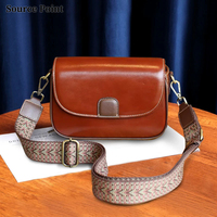Véritable cuir de vachette luxe femme sac à bandoulière loisirs carré téléphone selle bandoulière sacs de messager