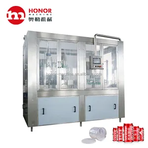 Automatic Aluminum Can Filling And Capping Machine Beverage Soda Filling Machinery