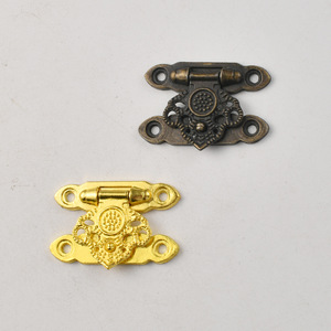 Cerradura para Muebles de Aleación de Zinc, Diseño Tradicional sin Llave en Bronce Antiguo y Dorado para Bolsos - Product Image 2