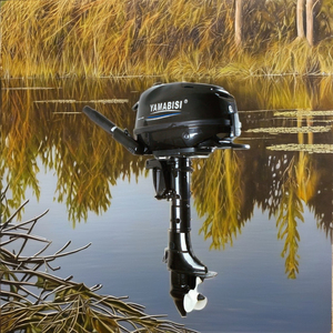 Moteur à essence 4 temps F6HP 125 ml pour bateau de pêche, neuf, promotion prix limitée - Product Image 3