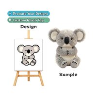Jouets en peluche personnalisés, animaux mignons, ours, koala, cheval, jouets en peluche pour enfants, animaux en peluche, jouets en peluche doux