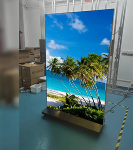 Pantalla LED digital de 80 pulgadas para publicidad en interiores, con soporte de pie, resolución 1920x1080, gráficos Android, pantalla P1.53, marco de aluminio Gob. - Product Image 5