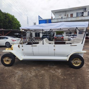 Luxury Retro Electric Tourist Car Suitable for Villa Area and Holiday Attraction Shuttle Use - Product Image 5