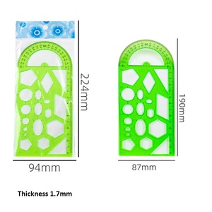 Righello con figure in plastica con <span class=keywords><strong>forme</strong></span> <span class=keywords><strong>geometriche</strong></span> - Product Image 4