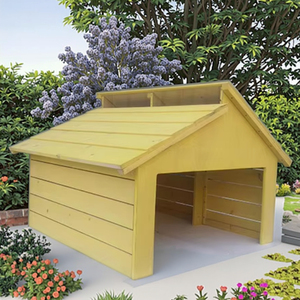 Cobertizo Moderno de <span class=keywords><strong>Madera</strong></span> para Autos, <span class=keywords><strong>Garaje</strong></span> con Diseño Impermeable y Resistente a la Lluvia, Jardinera Exterior - Product Image 5