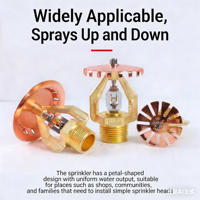 Tête de sprinkler ESFR K14 à bas prix, suspendue/verticale/à fixation latérale, avec protection, pour système d'extinction d'incendie
