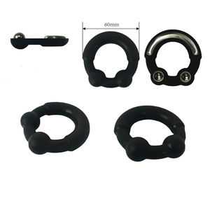 Ilicono-Anillo de bola de metal para pene para niños, Juguetes sexuales de peso para pene - Product Image 5