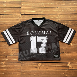 Ropa <span class=keywords><strong>de</strong></span> calle personalizada deportes Retro Vintage América alemán fútbol camiseta <span class=keywords><strong>baloncesto</strong></span> malla fútbol Jersey para hombres - Product Image 3